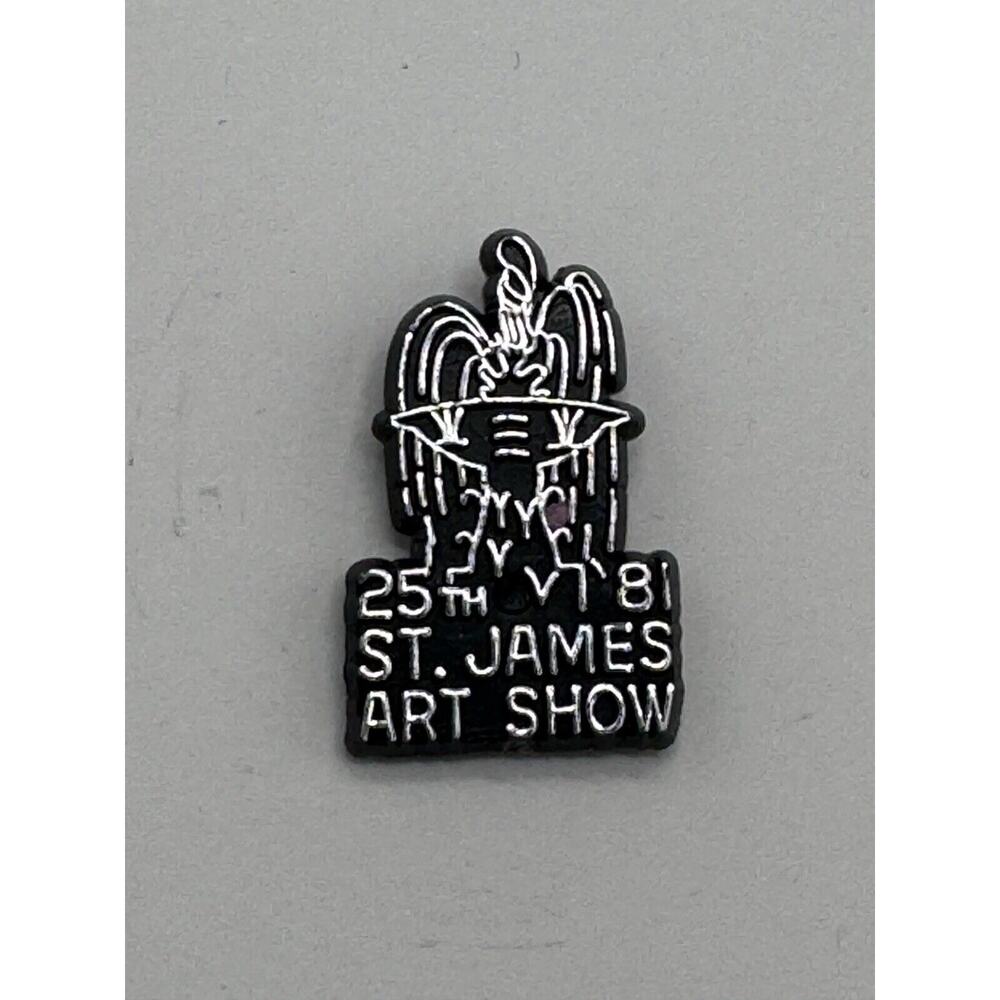 25th St. James Art Show‎ Plastic Lapel Pin